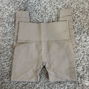 Set active leggings beige small